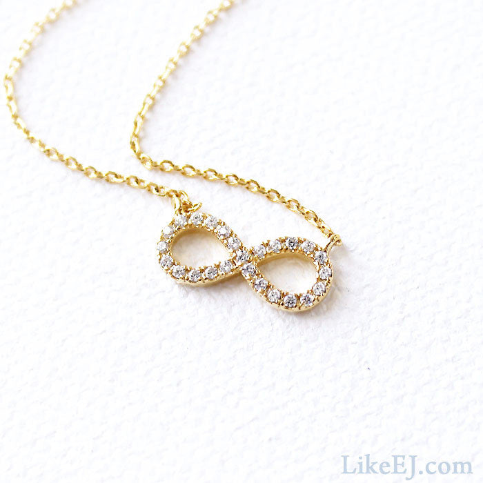 Infinity Crystal Necklace - LikeEJ - 1