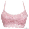 Floral Mutlilayer lace Low cut front and back Padded cup for support and coverage #8017 - LikeEJ - 2