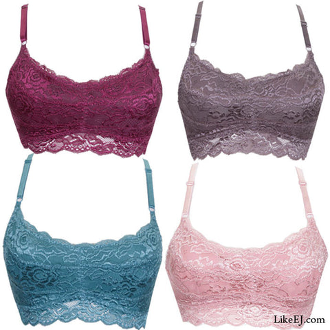 Floral Mutlilayer lace Low cut front and back Padded cup for support and coverage #8017
