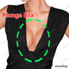 Best Fashion Ultra Deep U Plunge Wire Free Push up V Bra 3 Way Straps Brassiere Underwear New