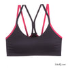 Stylish dual shoulder strap for better control Removable pads Bra Yoga Top #82051 - LikeEJ - 4