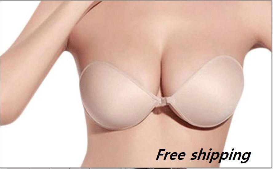 Super Light Sticky Strapless Backless Silicone Fabric Adhesive Invisible Bra - LikeEJ - 1