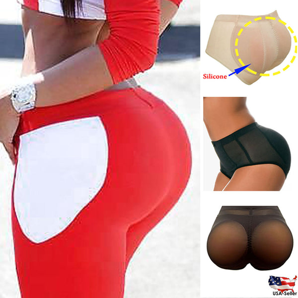 Seamless Butt Booster Lifter Body Shaper Silicone Buttocks Padded