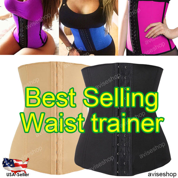 Underbust Corset Waist Trainer Cincher Girdle Sport Body Shaper Workout Tummy Belt