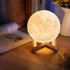 Moon Night Light Table Lamp USB Charging Touch Control Home Decor Gift