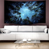Night Sky Star Forest Hanging Tapestry Nature Tree Galaxy Wall Art Decor Vintage