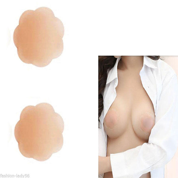 6 Pairs of Invisible Self-Adhesive Silicone Breast Nipple Cover Bra Pasties - LikeEJ - 1