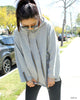 Oversized colorful drawstring  hoodie