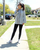 Oversized colorful drawstring  hoodie