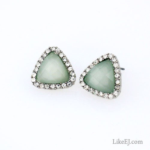 Green Stone Earring - LikeEJ