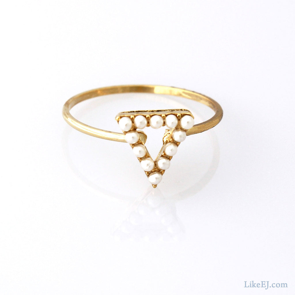 Lovely Triangle Ring - LikeEJ - 1