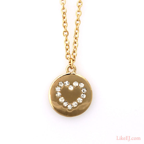Heart Pendant Necklace - LikeEJ