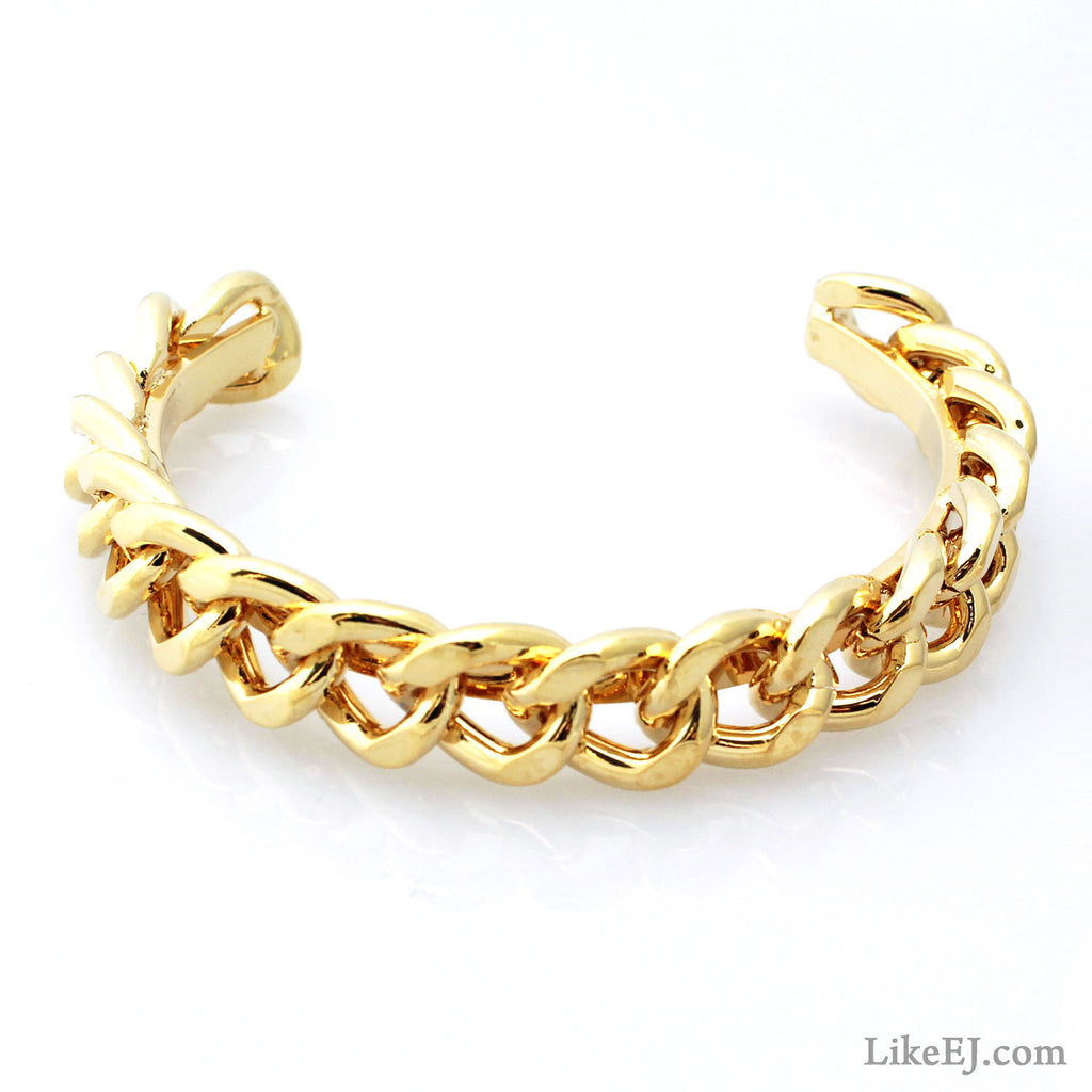 Chain Cuff Bracelet - LikeEJ - 1