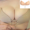 Women's Backless Strapless Self Adhesive Invisible Silicone Push-up Lace up tied Nu Bras