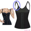 Women Underbust Latex Waist Cincher Vest Trainer Girdle Control Chaleco Body Shaper Shapewear - LikeEJ - 2