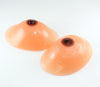 Silicone Form Breast Enhancer Booster w/ Brown Nipple Bra Inserts Push Up Pad - LikeEJ - 2