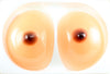 Silicone Breast Form Bra Enhancer Booster w/ Brown Nipple Bra Inserts Push Up Pad - LikeEJ - 5