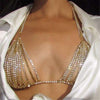 Chest Body Chain Trend Shiny Rhinestone Bra Crystal Cover Women Harness Necklace Jewelry