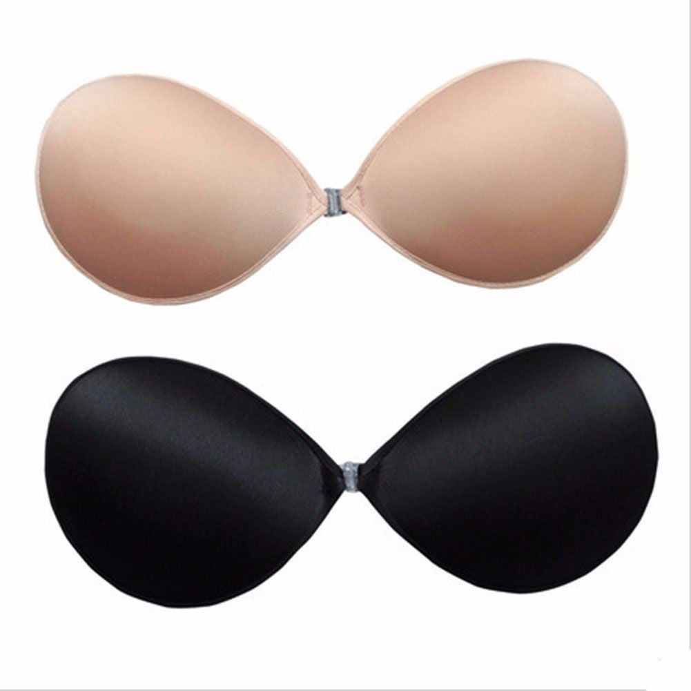 Sticky Strapless Backless Fabric Self Adhesive Invisible A B C D Bra - LikeEJ - 1