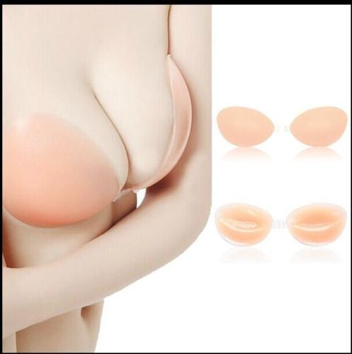 America #1 Invisible Reusable Adhesive Backless PushUp Silicone Gel Strapless Bras - LikeEJ - 1